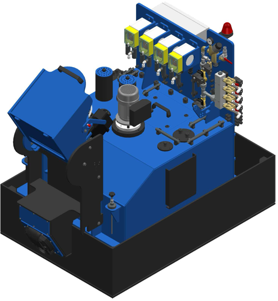 DOTEC 250 EVO (1 Pumpenset, ohne Oxy-Pumpe Filterentkeimung, Mit Sicherheitsstufe Plus, Mit LAN-Anbindung, Standard (10 kg Lüers KH Granulat), Ohne Versorgungspumpe für DOTEC Satellit)