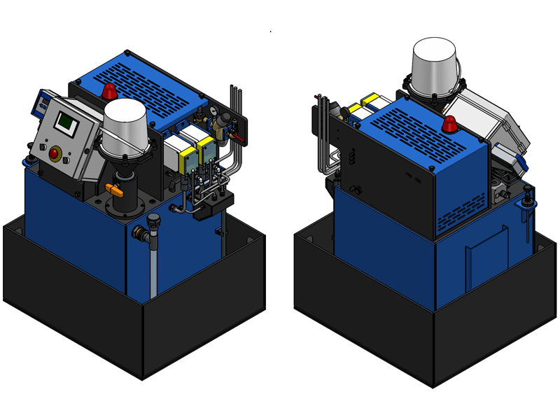 DOTEC 150 EVO (1 Pumpenset, ohne Oxy-Pumpe Filterentkeimung, Mit Sicherheitsstufe Plus, Mit LAN-Anbindung, Standard (5 kg Lüers KH Granulat), Ohne Versorgungspumpe für DOTEC Satellit)